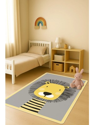 Dolce Mariee Modern Dijital Baskı Kaymaz Taban Çocuk ve Genç Odası Halısı H0794