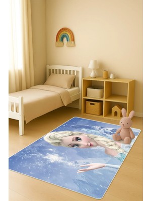 Dolce Mariee Modern Dijital Baskı Kaymaz Taban Çocuk ve Genç Odası Halısı H0973