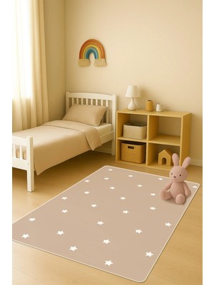 Dolce Mariee Modern Dijital Baskı Kaymaz Taban Çocuk ve Genç Odası Halısı H0632