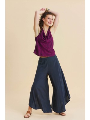 Los Banditos Normal Bel Asimetrik Kesim Kadın Bohem Pantolon