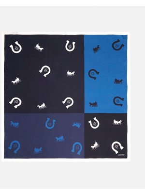 İpekyol Görsel ve Monogram Baskılı Ipek Eşarp I00000082037015