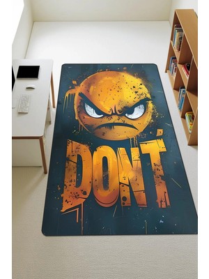 Dolce Mariee Modern Dijital Baskı Kaymaz Taban Çocuk ve Genç Odası Halısı H0912