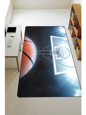 Dolce Mariee Modern Dijital Baskı Kaymaz Taban Çocuk ve Genç Odası Halısı H0653