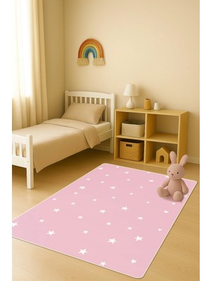 Dolce Mariee Modern Dijital Baskı Kaymaz Taban Çocuk ve Genç Odası Halısı H0623