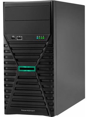 Hpe ML30 GEN11 P71385-425 E2414-64GB Ddr5 UDIMM-1X1.92TB SSD-2X1TB Sata Tower Sunucu