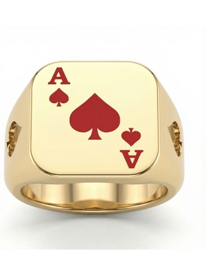 Winners Jewels Poker Maça Ası Yüzük