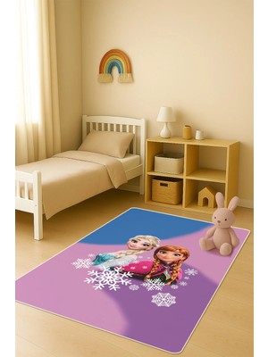 Dolce Mariee Modern Dijital Baskı Kaymaz Taban Çocuk ve Genç Odası Halısı H0969