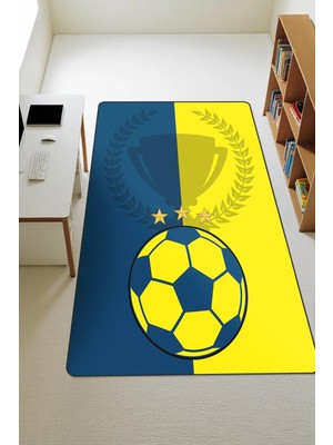 Dolce Mariee Modern Dijital Baskı Kaymaz Taban Çocuk ve Genç Odası Halısı H0908