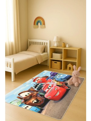 Dolce Mariee Modern Dijital Baskı Kaymaz Taban Çocuk ve Genç Odası Halısı H1000