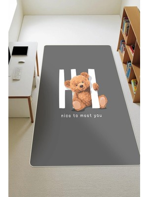 Dolce Mariee Modern Dijital Baskı Kaymaz Taban Çocuk ve Genç Odası Halısı H0809