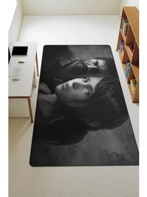 Dolce Mariee Modern Dijital Baskı Kaymaz Taban Çocuk ve Genç Odası Halısı H0810