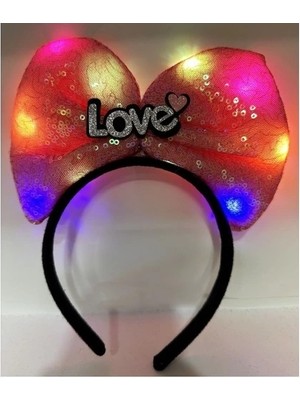 Balkan Grup LED Işıklı Fuşya Fiyonk Taç