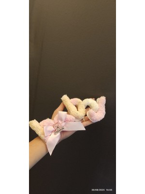 Gönülden Tasarım Peluş Baby Yazılı Arma Ddikiş Aplike 22X12 cm