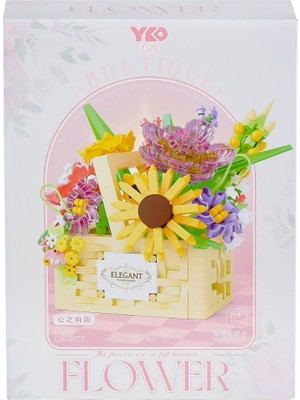 Gray Line Gry P1294 Panlos Çiçek Buketi 1263 Parça Blok Seti -Vagon Life Nel1