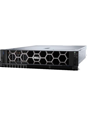 Dell Silver 4410Y R760XS PER760XS1SPL 64GB Ddr5 RDIMM-480GB+4X1.92TB Ssd- 2X700W 2u Rack Sunucu