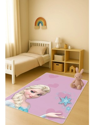 Dolce Mariee Modern Dijital Baskı Kaymaz Taban Çocuk ve Genç Odası Halısı H0976
