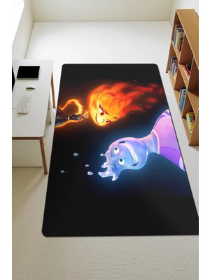 Dolce Mariee Modern Dijital Baskı Kaymaz Taban Çocuk ve Genç Odası Halısı H0588