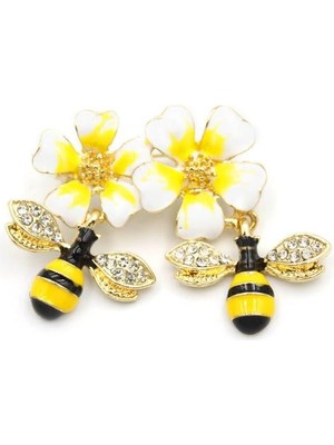 Esranın Dünyası Arı Broş - Sarı