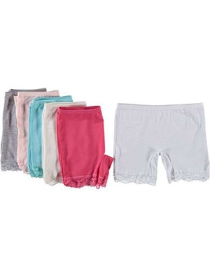 Ne Verelim Size 6 Adet Paçası Dantel Kız Çocuk Boxer 409