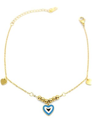 Esranın Dünyası Kalp Halhal - Altın