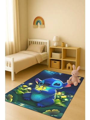 Dolce Mariee Modern Dijital Baskı Kaymaz Taban Çocuk ve Genç Odası Halısı H0990