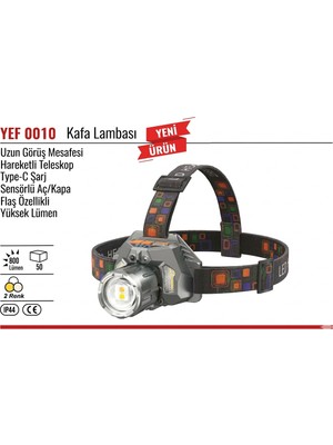 YCL YEF0010 Kafa Lambası