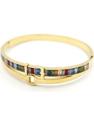 Esranın Dünyası Renkli Bilezik - Altın