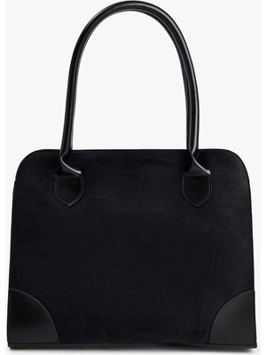 Koton Saplı Suni Süet Tote Çanta