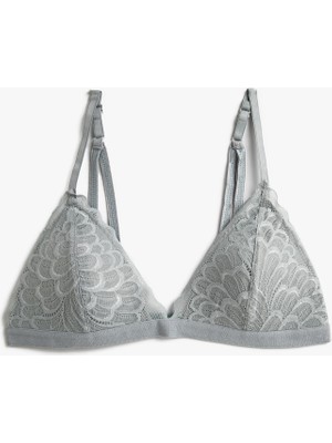 Koton Dantelli Üçgen Soft Sütyen