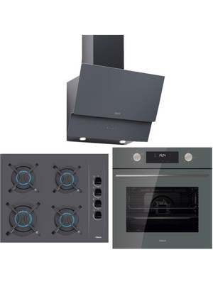 Teka Chef 4 Gri Ankastre Set (Hak 625 St Börek Şefim - Gbc 64002 Kbc St- Atv 60 Pro St)