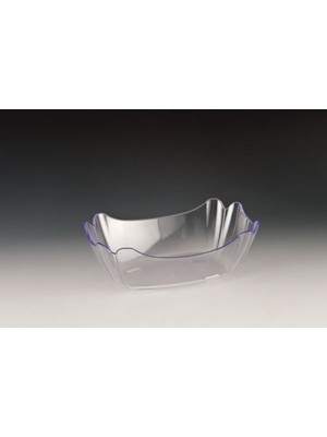 Biradlı Policarbon Teşhir Kase 27*18 cm