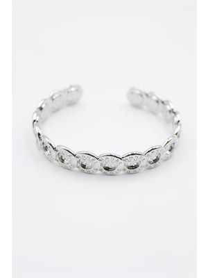 Esranın Dünyası Düğme Bilezik - Gümüş