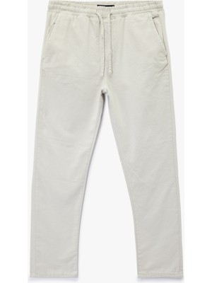 Koton Pamuklu Regular Fit Cepli Beli Bağcıklı Pantolon
