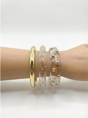 Esranın Dünyası 3'lü Set Bilezik - Şeffaf