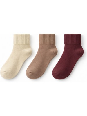 Solde Çocuk 3’lü Ugg Uyumlu Yumuşak Dokulu Soket Çorap Seti