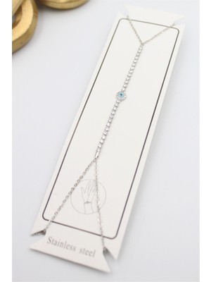 Esranın Dünyası Taşlı Nazar Şahmeran - Gümüş