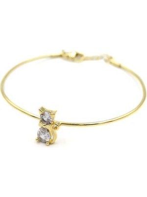 Esranın Dünyası Kedi Bilezik - Altın