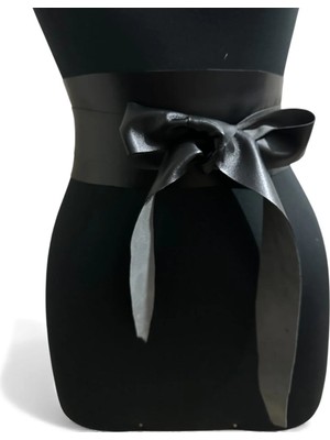 Yılday Gür Butik Clara El Yapımı Bağlama Detaylı Deri Kemer - Standart Beden