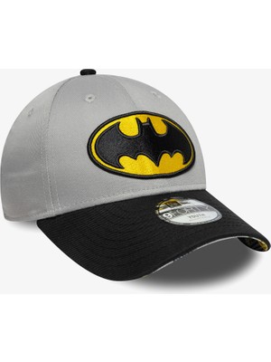New Era Dc 9forty Batman   Çocuk Gri Şapka.-