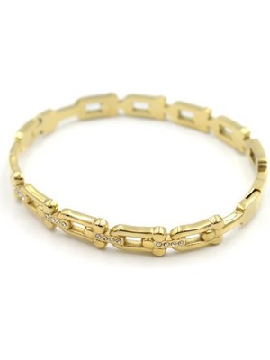 Esranın Dünyası Taşlı Tf Bilezik - Altın