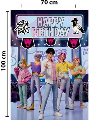 Parti Show Saja Boys Doğum Günü Posteri 70*100 cm