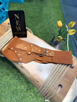 Yılday Gür Butik Rowan El Yapımı Nubuk Kemer - Standart Beden