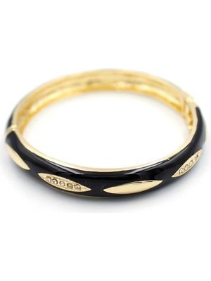 Esranın Dünyası Mineli Bilezik - Siyah