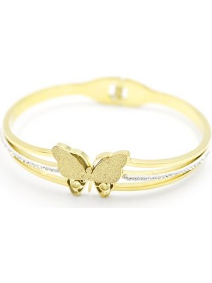 Esranın Dünyası Kelebek Bilezik - Altın