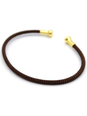 Esranın Dünyası Hasır Pndr Bileklik - Kahverengi