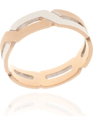 Berk Mücevherat 14 Ayar Altın Sarmal Model Erkek Alyans 30