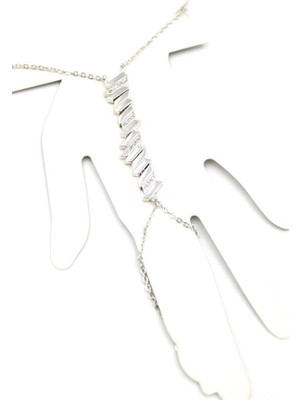 Esranın Dünyası Taşlı Şahmeran Bileklik - Gümüş