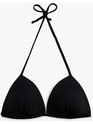 Koton Boyundan Bağlamalı Üçgen Bikini Üstü