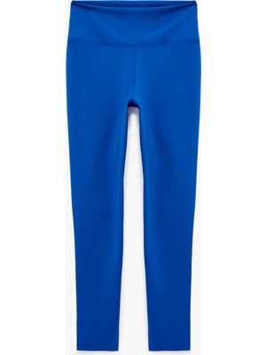 Koton Yüksek Bel Slim Fit Interlok Spor Tayt