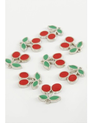 MidasTech Kiraz Tek Kulplu Mineli Bileklik ve Kolye Ucu Aparatı 1 Adet Nemere